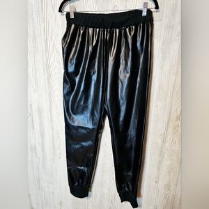 Heimish U.S.A Faux Leather Jogger Y2K Style